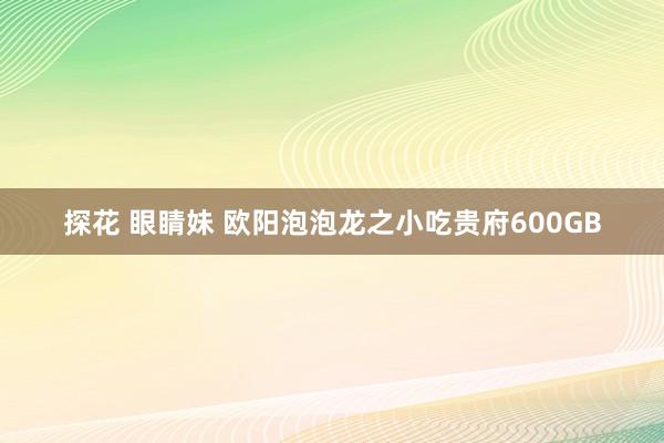 探花 眼睛妹 欧阳泡泡龙之小吃贵府600GB