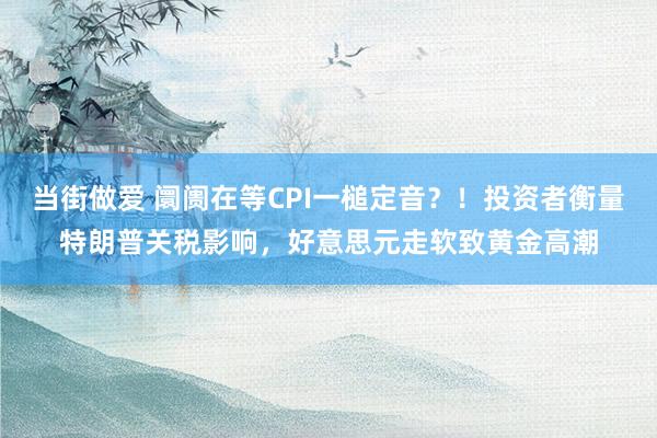 当街做爱 阛阓在等CPI一槌定音？！投资者衡量特朗普关税影响，好意思元走软致黄金高潮