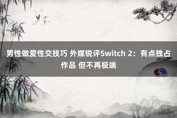 男性做爱性交技巧 外媒锐评Switch 2：有点独占作品 但不再极端