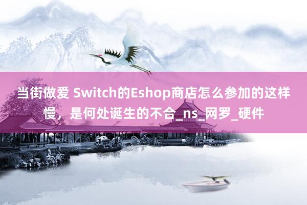 当街做爱 Switch的Eshop商店怎么参加的这样慢，是何处诞生的不合_ns_网罗_硬件